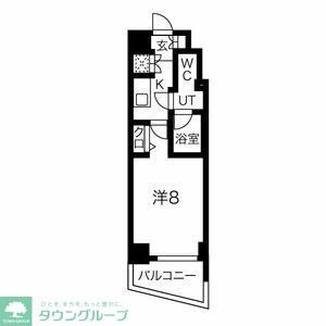 スパシエグランス学芸大学の物件間取画像