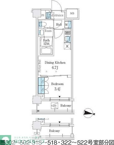 J.GRAN Court 品川西大井WESTの物件間取画像
