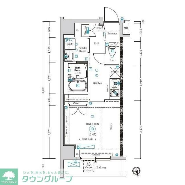 ARKMARK等々力の物件間取画像