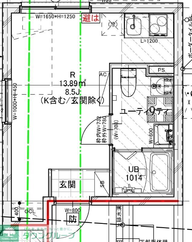 クレドコート品川中延の物件間取画像