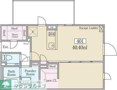Reve Residence 学芸大学の物件間取画像
