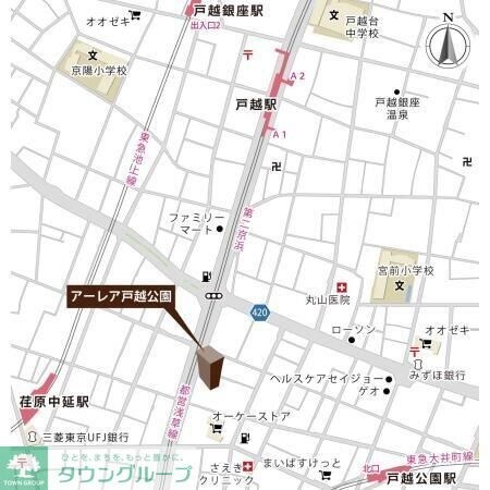 アーレア戸越公園の物件内観写真