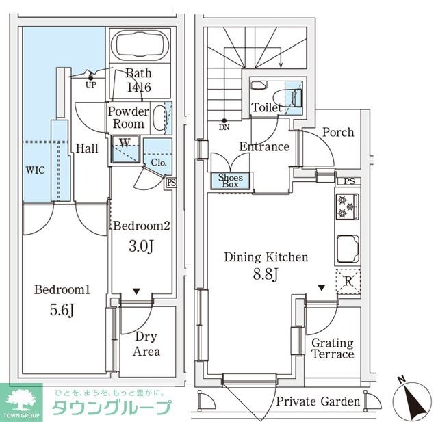 AGRATIO TERRACE 恵比寿の物件間取画像