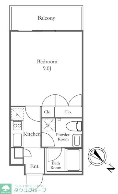 THE LUDLOW NAKAMEGUROの物件間取画像