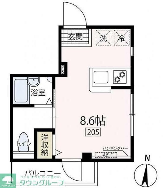 アイリー中原の物件間取画像
