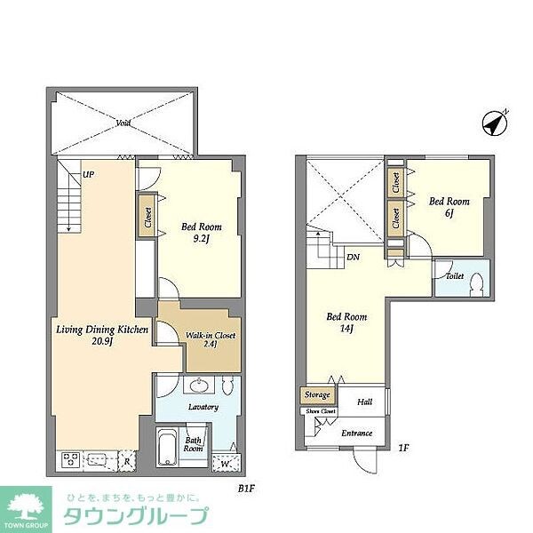 パークフラッツ祐天寺の物件間取画像