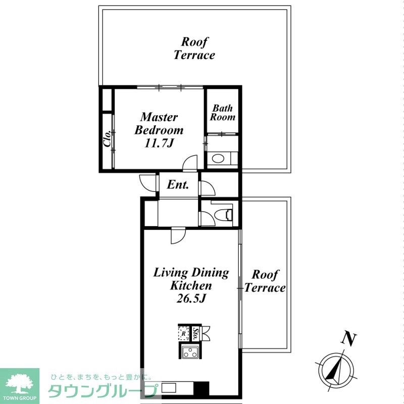 エスティメゾン白金台の物件間取画像