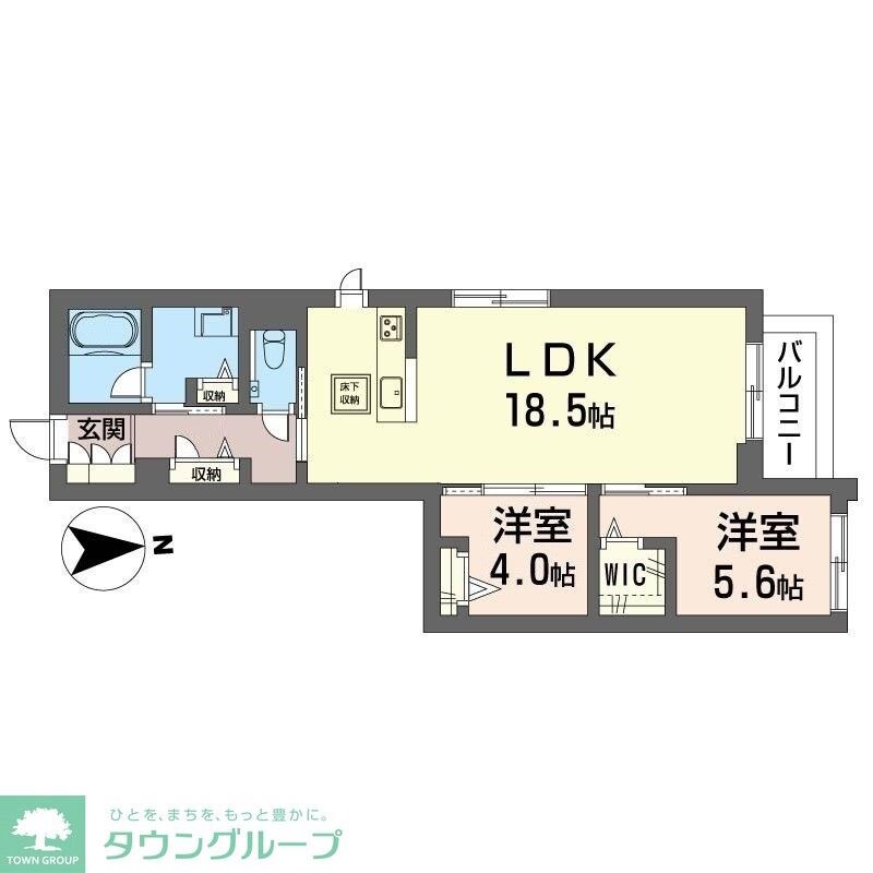 ウィズプラス等々力の物件間取画像