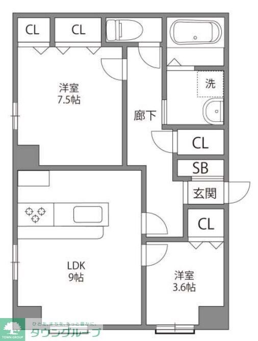 リオマンションの物件間取画像