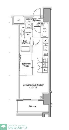 ヴェール・クレール大崎の物件間取画像