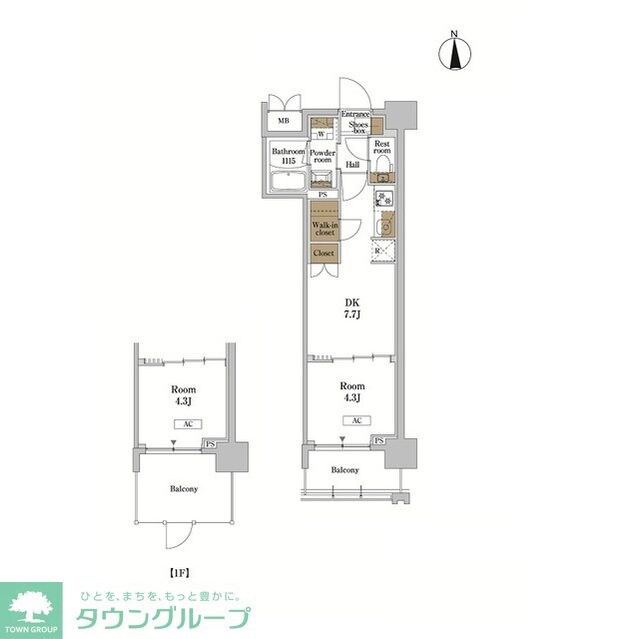 RJRプレシア蒲田の物件間取画像