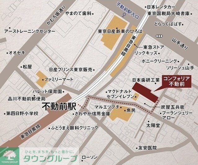 コンフォリア不動前の物件内観写真