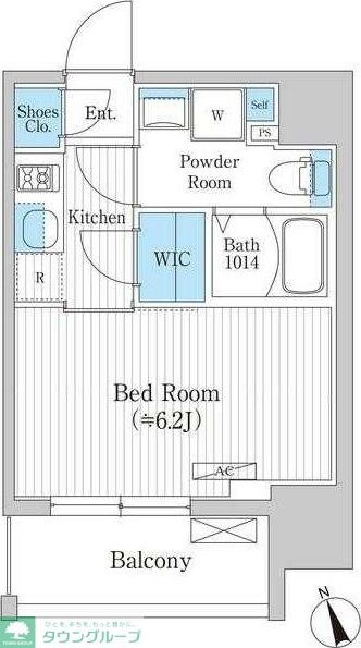 イプセ品川戸越の物件間取画像