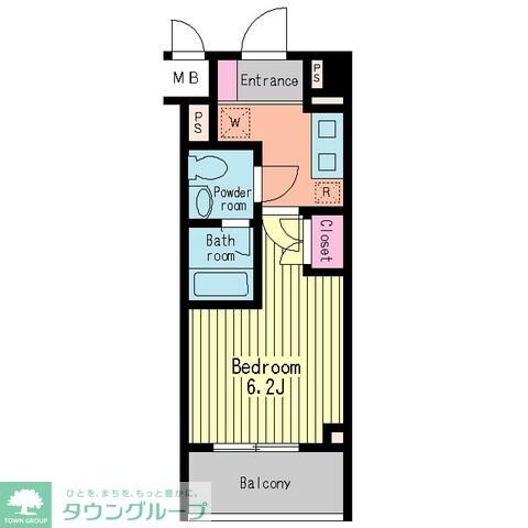 プライマル大森の物件間取画像