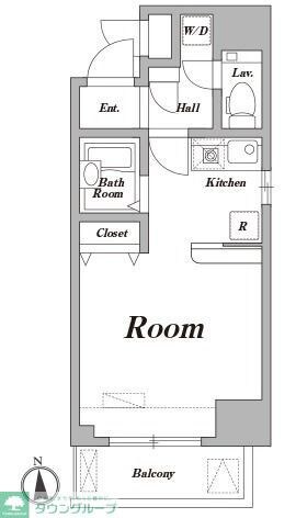 レジディア大井町の物件間取画像