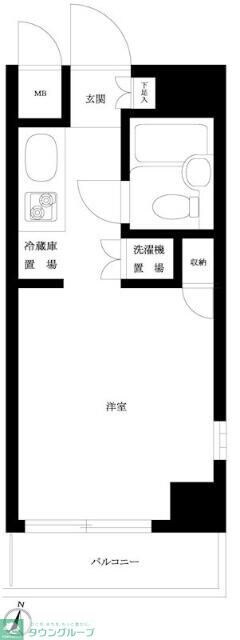 ルーブル田園調布南の物件間取画像