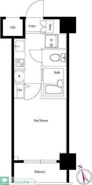 SQUARE渋谷の物件間取画像