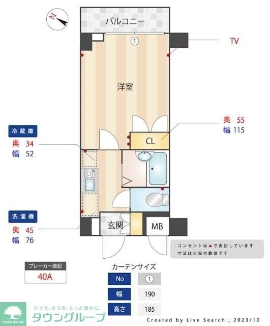 メインステージ不動前の物件間取画像