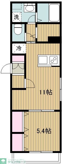タウンコード南品川の物件間取画像