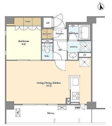 サンハイム雪が谷大塚の物件間取画像