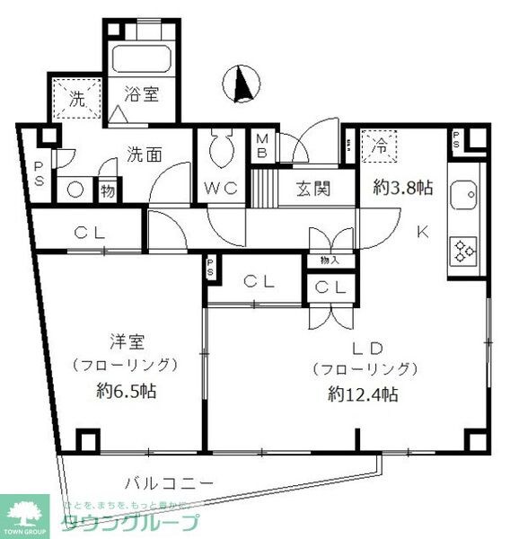 カサス広尾ビルの物件間取画像