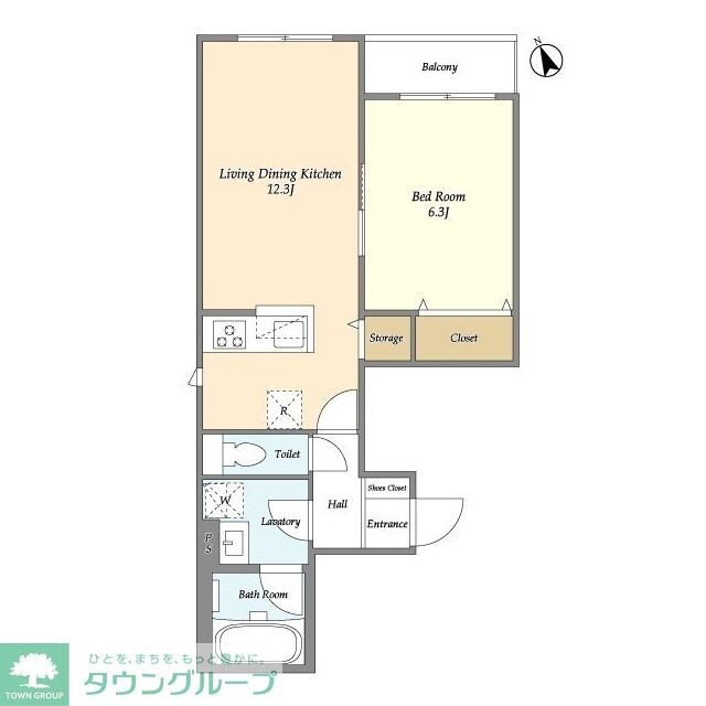 Amis学芸大学の物件間取画像