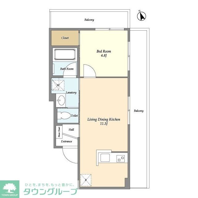 Amis学芸大学の物件間取画像