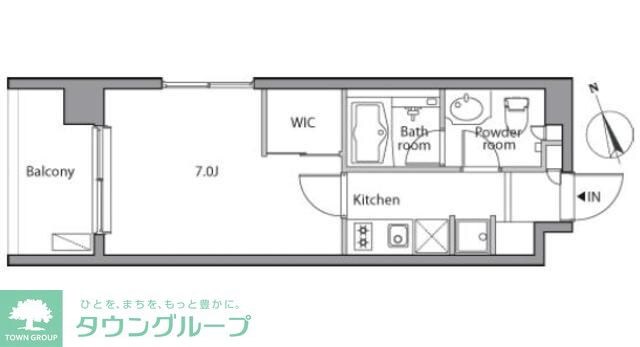 レジディア祐天寺の物件間取画像