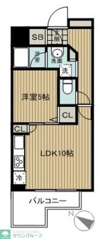 レジディア中延の物件間取画像