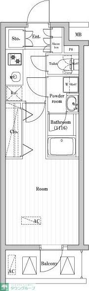 オーパスレジデンス武蔵小山の物件間取画像