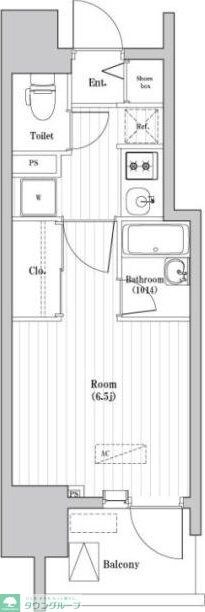 大森海岸レジデンスの物件間取画像