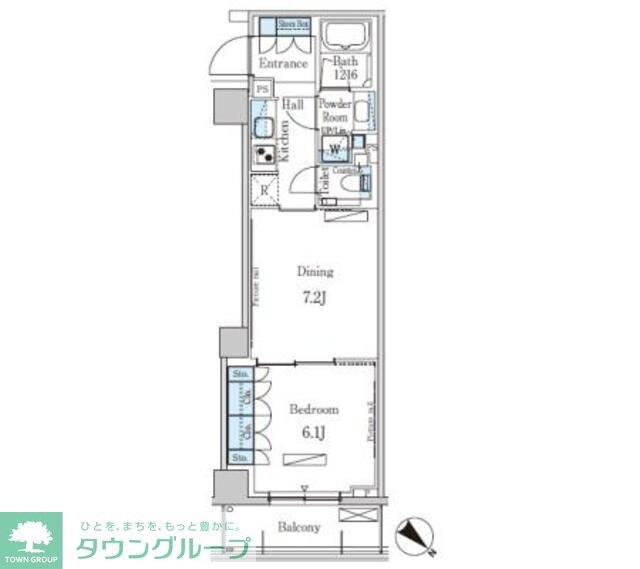 パークアクシス表参道レジデンスの物件間取画像