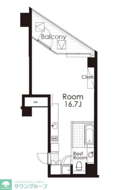 カスタリア広尾の物件間取画像
