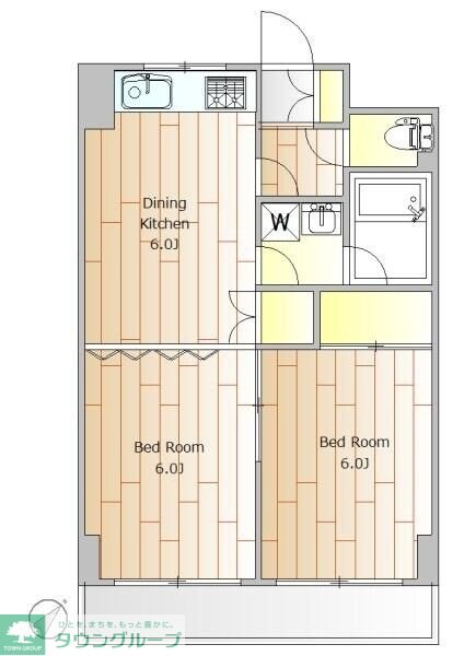 グランドゥール等々力の物件間取画像