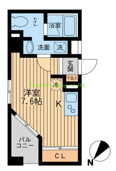 ユニフォート目黒中町の物件間取画像