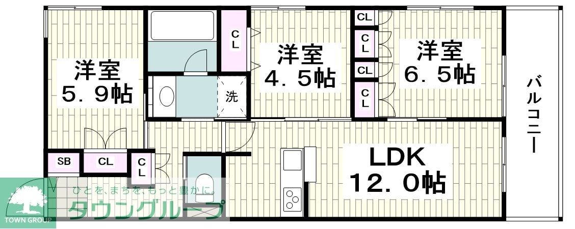 ブラッサム東海岸の物件間取画像