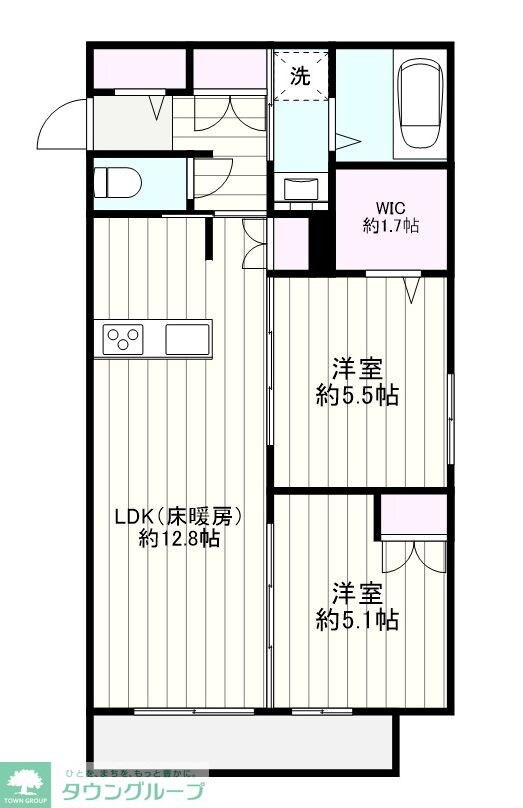 (仮称)倉見メゾン西棟の物件間取画像