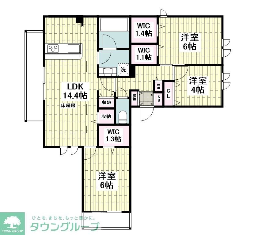 シエルコートの物件間取画像