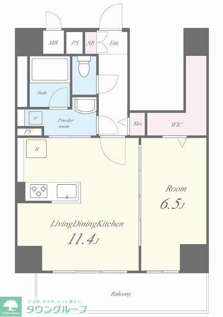 Geminos CHIGASAKIの物件間取画像