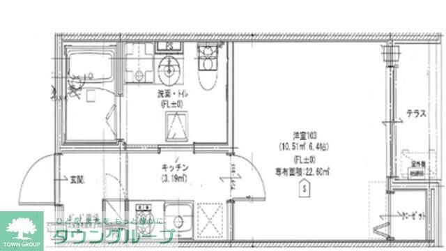 ベルメント袖ヶ浜の物件間取画像