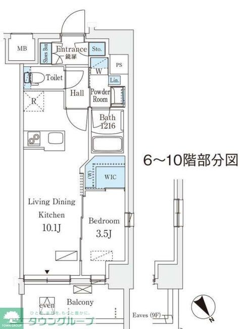 エル・セレーノ横浜の物件間取画像