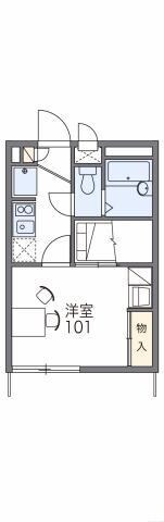 レオパレス常盤町の物件間取画像