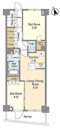 グランカーサ溝の口の物件間取画像