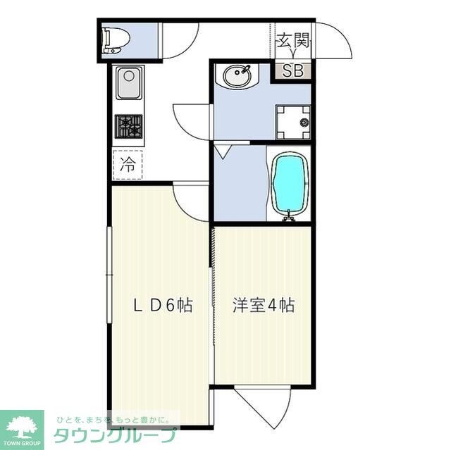 INOVE二子新地の物件間取画像