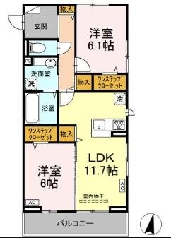 ローレルハイムの物件間取画像
