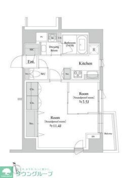 TRACK向ヶ丘遊園の物件間取画像