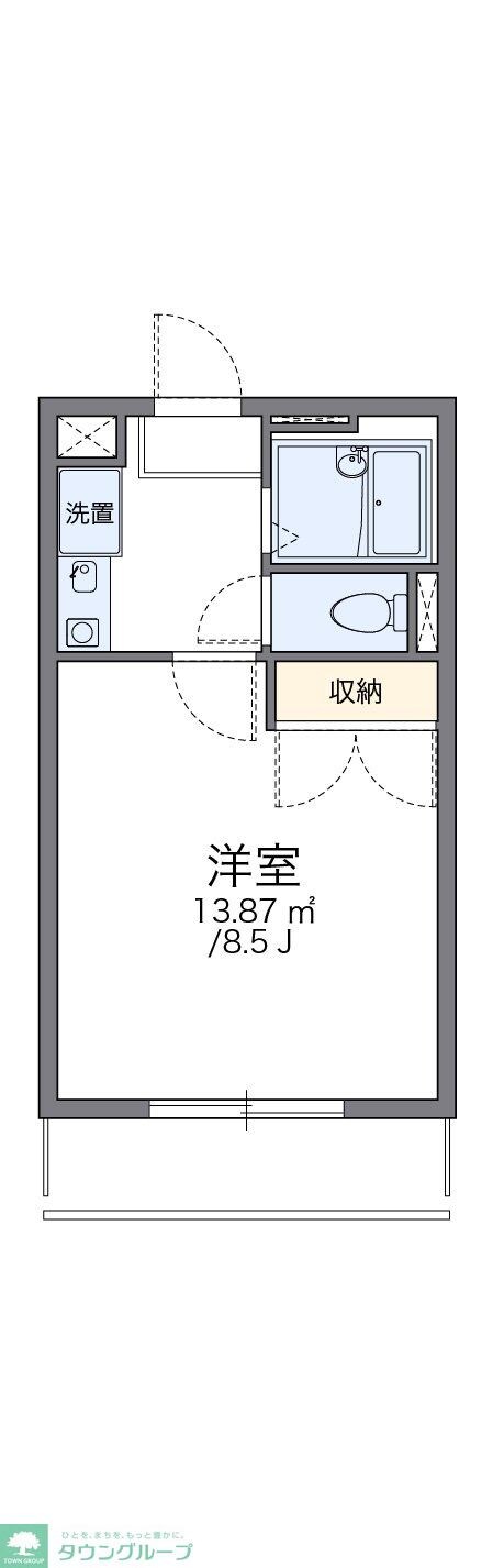 レオパレス高津の物件間取画像