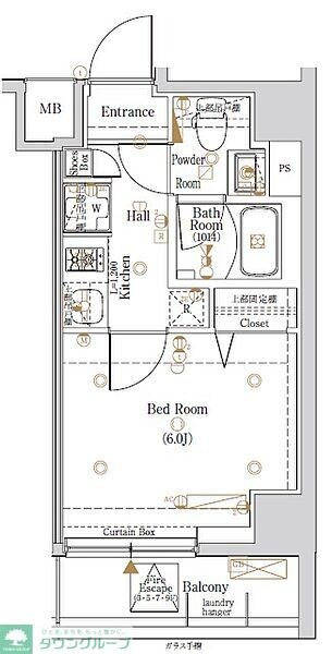 Log武蔵小杉の物件間取画像