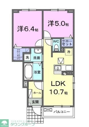 パークサイドアルモニーの物件間取画像