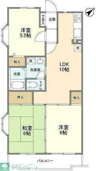 パークサイド鷺沼の物件間取画像
